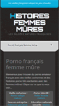 Mobile Screenshot of histoires-femmes-mures.com